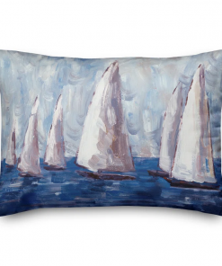 indoor/outdoor reversible throw pillow