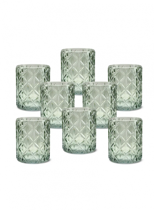 5'' h glass tabletop votive holder
