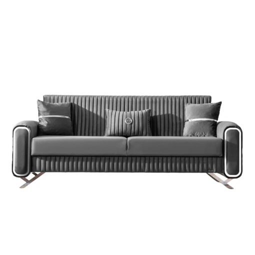 robison 87" convertible sofabed with storage, sleeper sofa couch for living room