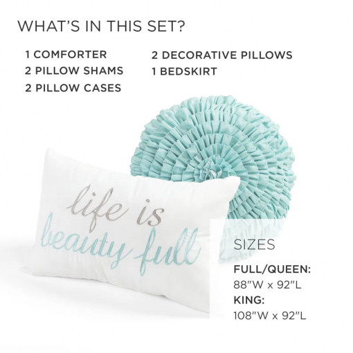aprile soft reversible oversized comforter