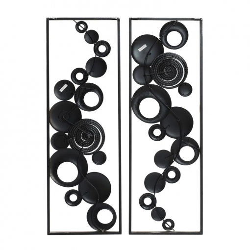 handmade glam abstract wall decor on metal