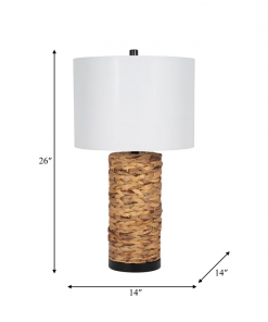 angilia boho woven seagrass table lamp 26