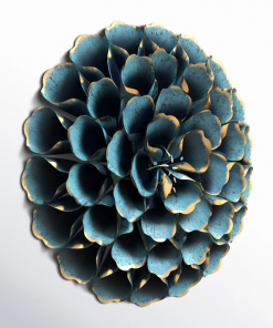 handmade traditional plants & flowers wall decor on metal