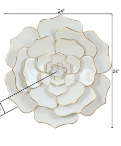 handmade boho plants & flowers wall decor on metal