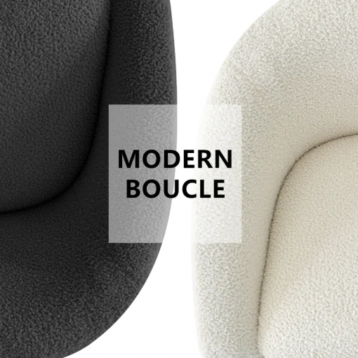emmie boucle barrel chair
