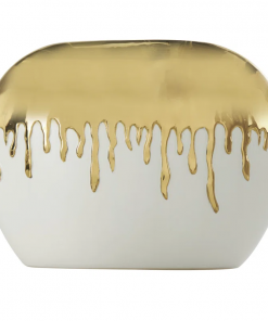 marelin ceramic abstract decorative vase with abstract melting drips