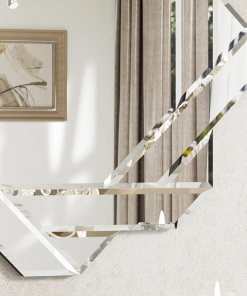 sommerset glass octagon beveled decorative wall mirror accent mirror