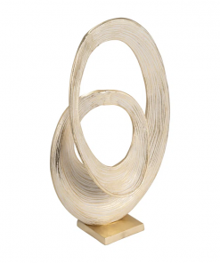 haoyang modern gold aluminum abstract sculpture 20