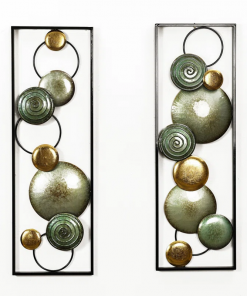 caiene handmade modern abstract wall decor on metal