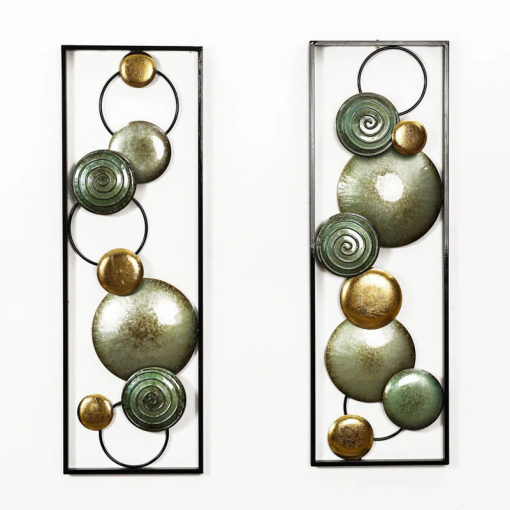 caiene handmade modern abstract wall decor on metal