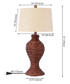 crespo water hyacinth table lamp