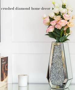 cerrie 14in indoor glass table vase