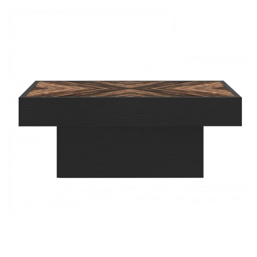 pedestal coffee table with 2 drawers, led coffee table with music sync