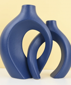 christiam 2 piece handmade ceramic table vase