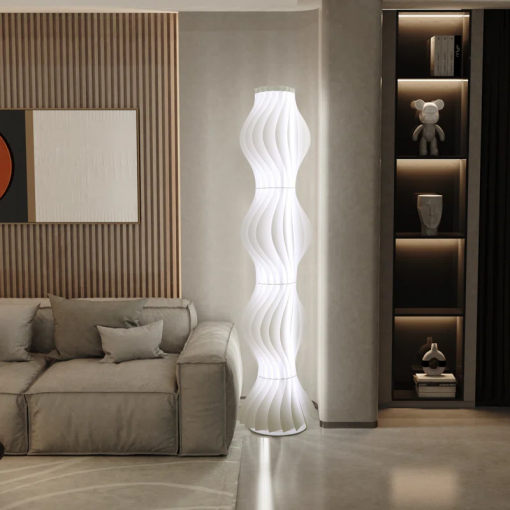 allicia 66.9'' rust led novelty floor lamp