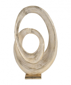 haoyang modern gold aluminum abstract sculpture 20