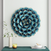 handmade traditional plants & flowers wall decor on metal