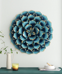 handmade traditional plants & flowers wall decor on metal