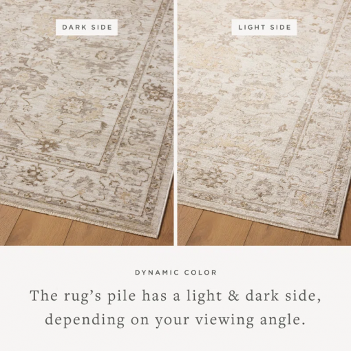 pace natural / stone area rug