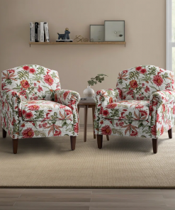 mooresville armchair with nailhead trims