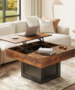 led lift top coffee table with storage