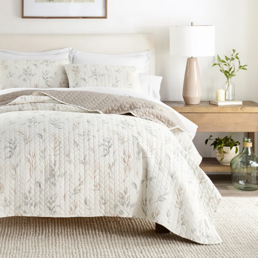floral quilt set