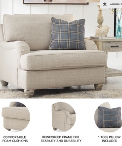 upholstered armchair