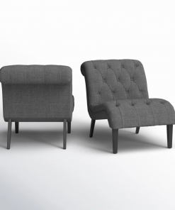 patsy linen slipper chair