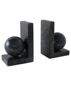modern bookends in marble with 3