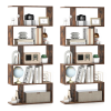 rufio geometric bookcase