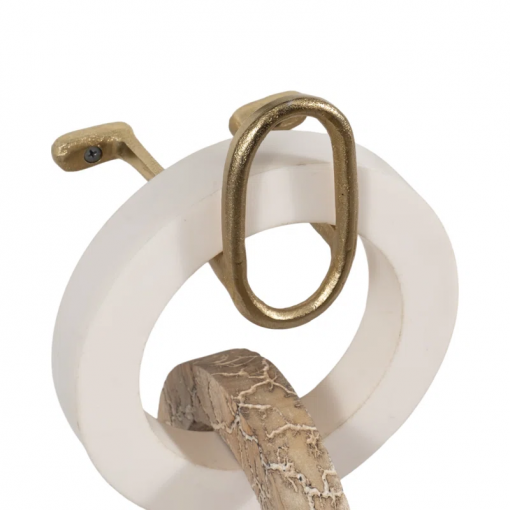 2 pieces 26/35" kano wood and resin wall link chains