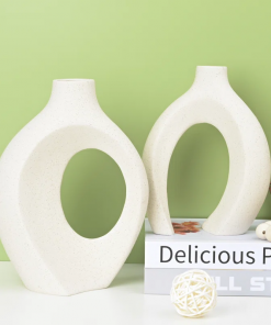 christiam 2 piece handmade ceramic table vase