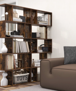 rufio geometric bookcase