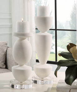 16'' h tabletop candlestick with candle included