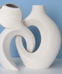 christiam 2 piece handmade ceramic table vase