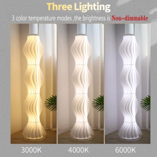 allicia 66.9'' rust led novelty floor lamp