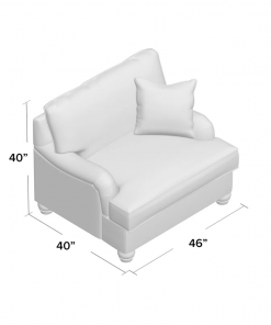 upholstered armchair