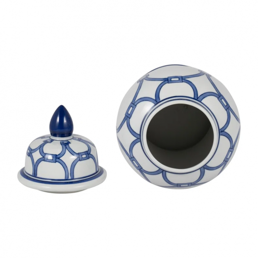cinya ceramic vase and decorative temple jar with lid elegant flower vase for home decor