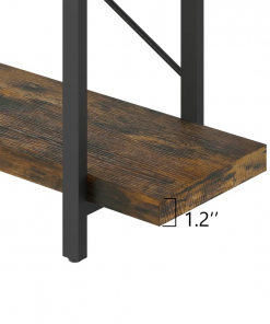 vintage industrial bookcase for living room, office, kitchen