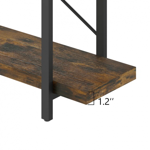 vintage industrial bookcase for living room, office, kitchen