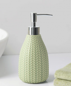 cheria ceramic / porcelain lotion soap dispenser