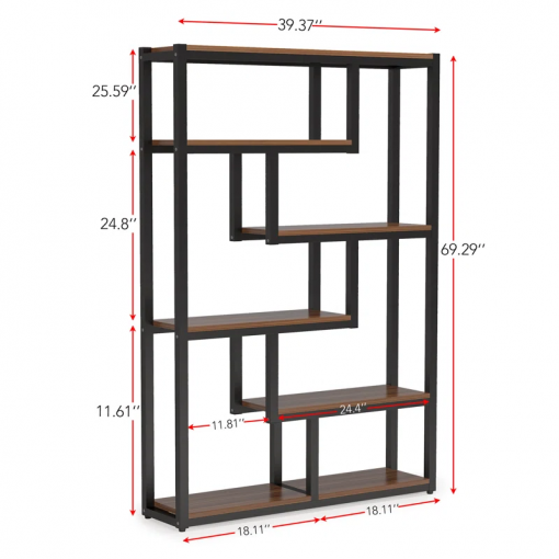 kunigunde geometric bookcase