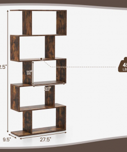 rufio geometric bookcase