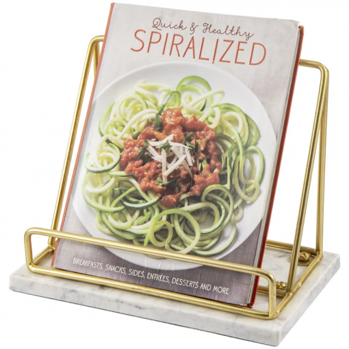dazmond kitchen decor book display with marble base