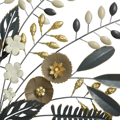 weylyn traditional plants & flowers wall decor on metal