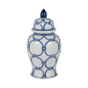 cinya ceramic vase and decorative temple jar with lid elegant flower vase for home decor