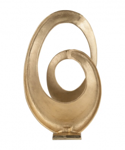 haoyang modern gold aluminum abstract sculpture 20