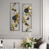 handmade glam abstract wall decor on metal
