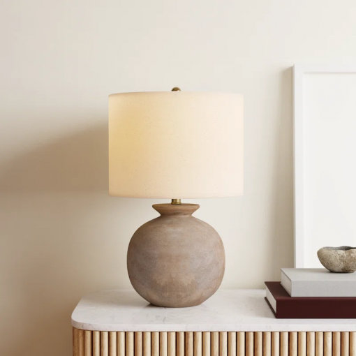 resin table lamp