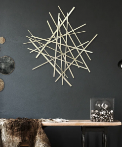 handmade modern abstract wall decor on metal